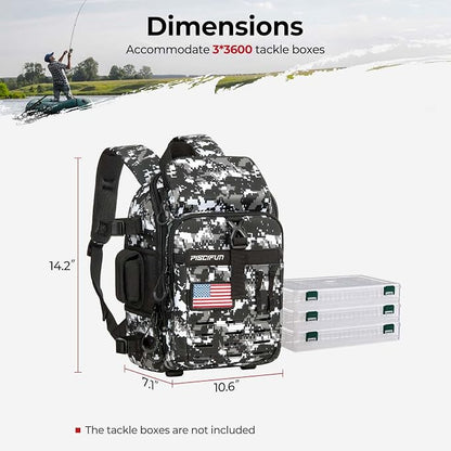 Piscifun Fishing Tackle Backpack - Image 6