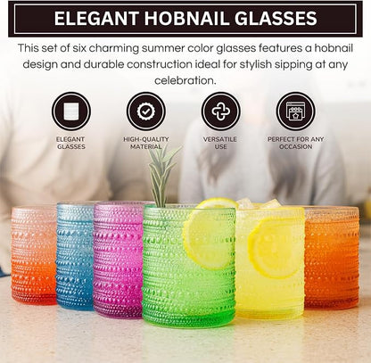 Khen Hobnail Drinking Glasses - Image 4