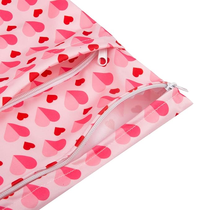 ALVA ALVABABY 2pcs Cloth Diaper Wet Dry Bags Waterproof Reusable - Image 3