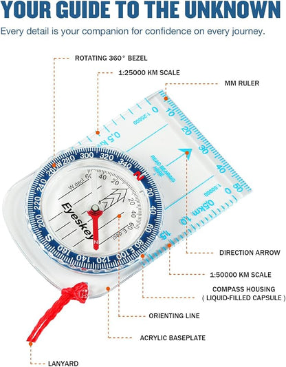 Eyeskey Advanced Orienteering Compass - Image 2