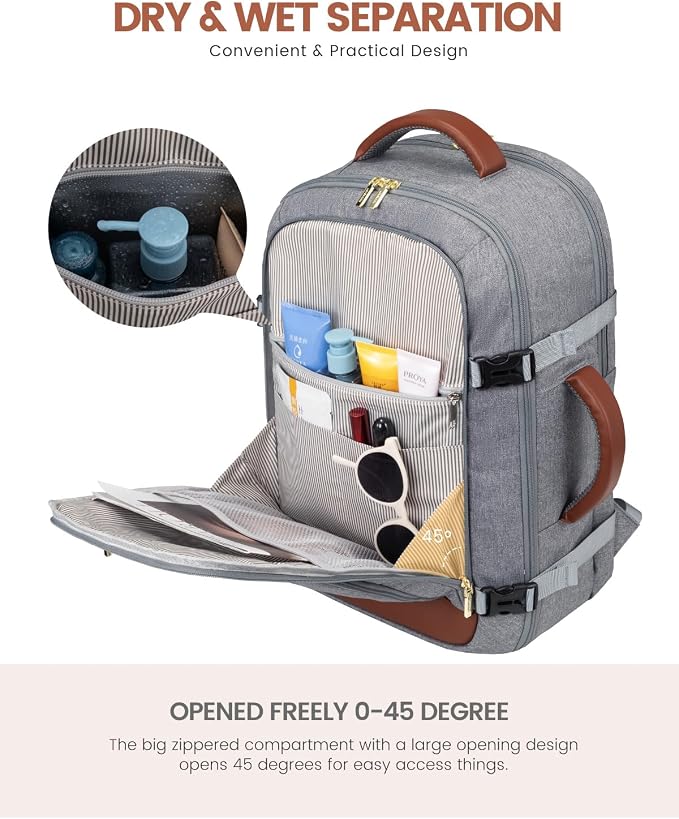 LOVEVOOK Carry On Travel Backpack - Image 6