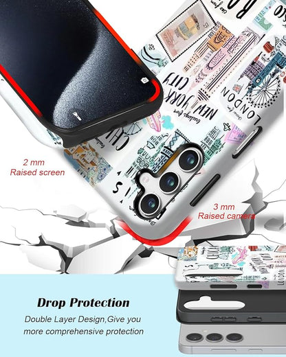 Compatible for Samsung Galaxy A26 5G Case, Dual Layer Heavy Duty 2 in 1 - Image 3