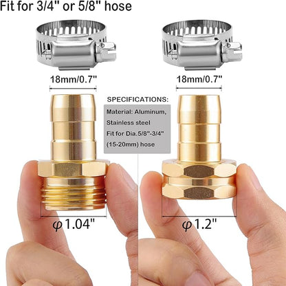 3 Set Garden Hose Repair Connector Kit - Image 2