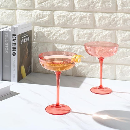 Acrylic Shatterproof Martini, Champagne & Cocktail Unbreakable Glasses | Set of - Image 2