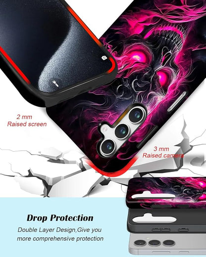 Compatible for Samsung Galaxy A37 5G Case, Dual Layer Heavy Duty 2 in 1 - Image 3