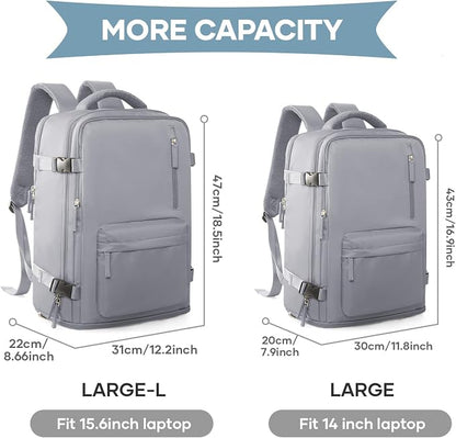 WONHOX Large Travel Backpack Carry on Flight Approved Laptop Work Business - Image 4