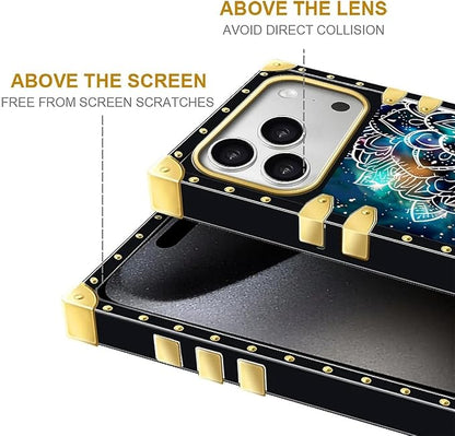 for iPhone 17 Pro Max Case Luxury Golden Decoration - Image 7