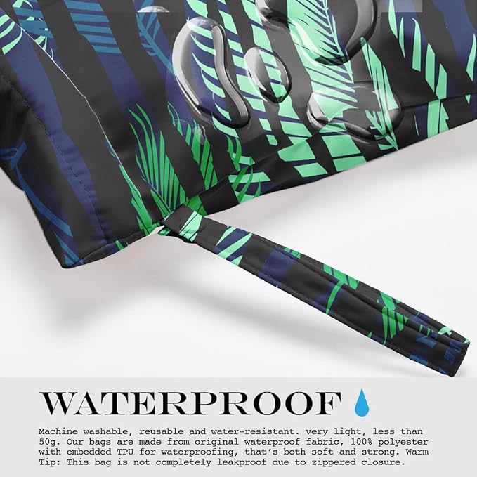 Wet Bag, Wet Dry Bag, Wet Bag for Swimsuit, Dirty Yoga Gym Clothes, Makeup Bag - Image 6