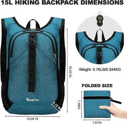 Seektop 15L Small Hiking Backpack - Image 4
