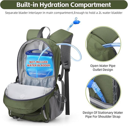 RealCool Hiking Backpack for Men Women, 20L Lightweight Waterproof Travel - Image 5