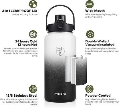 64oz Half Gallon Insulated Water Bottle - Image 3