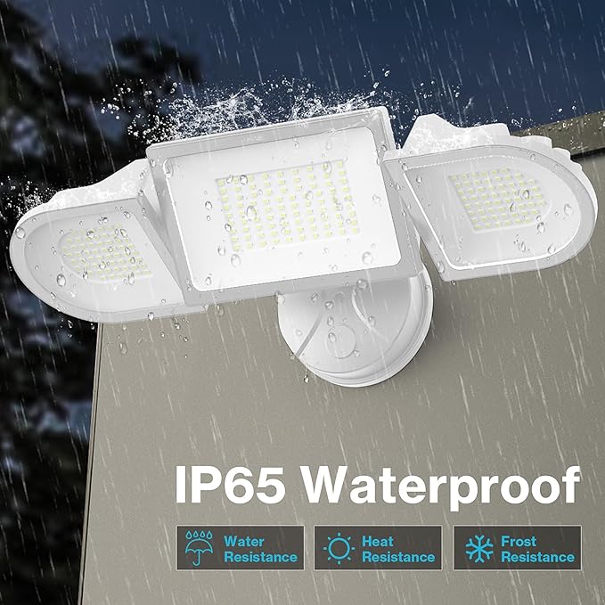 Olafus 130W Flood Lights Outdoor, 13000LM Super Bright LED Flood Light - Image 5