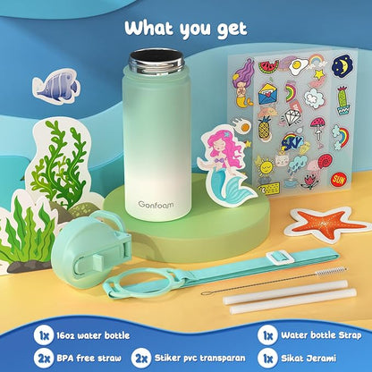 Kids Water Bottle, 16oz Kids Water Bottle - Image 5