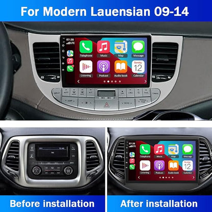 10" Android 13 Car Stereo for Jeep Compass 2017-2019, 2.5D 1080P HD Touch Screen - Image 2