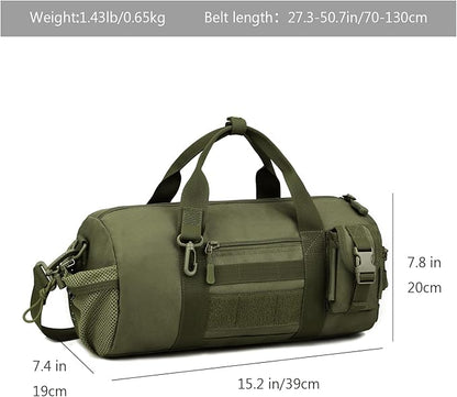 ArcEnCiel Small Tactical Duffle Bag Men Gym Pack Military Molle Shoulder Bags - Image 2
