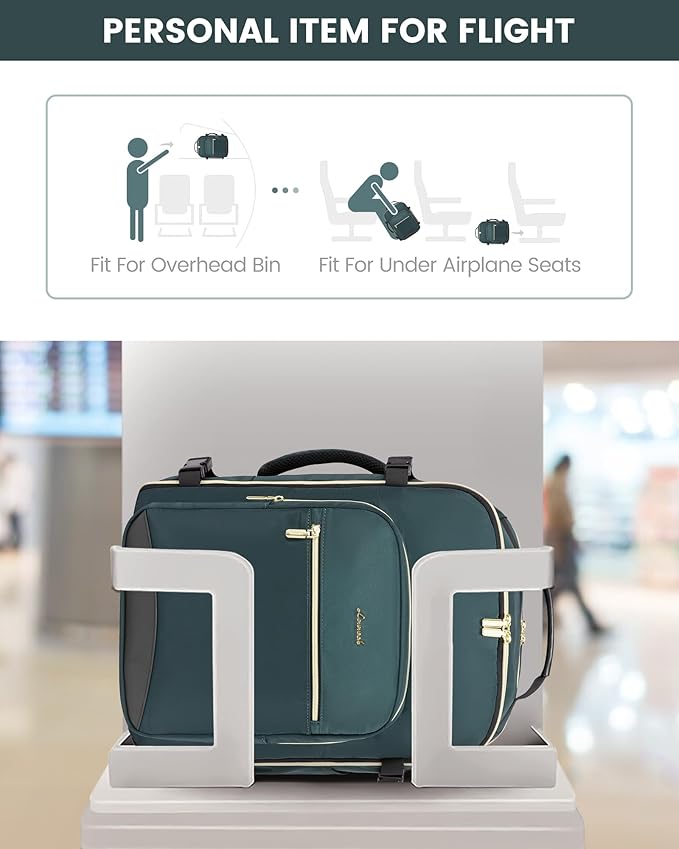 LOVEVOOK Travel Backpack for Women & Men 50L, Airline Approved Carry On - Image 4