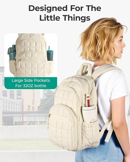 BAGSMART College Laptop Backpack, Travel Backpack - Image 4