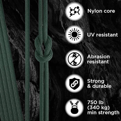 TECEUM 5/32" Paracord Rope 1000 – 1000ft / 200ft / 100ft / 50ft – Tactical - Image 3