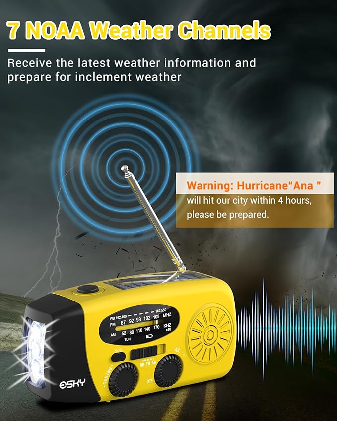 Esky Emergency Hand Crank Radio - Image 2