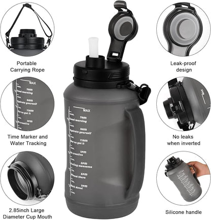 Collapsible Water Bottles, 2L/64OZ travel water bottle Bottle - Image 4