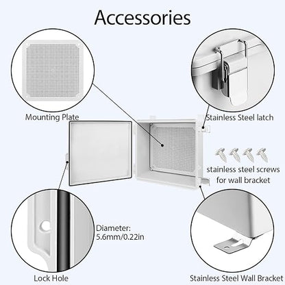 LeMotech Electrical Box, IP67 Waterproof Hinged Cover Stainless Steel Latch - Image 4