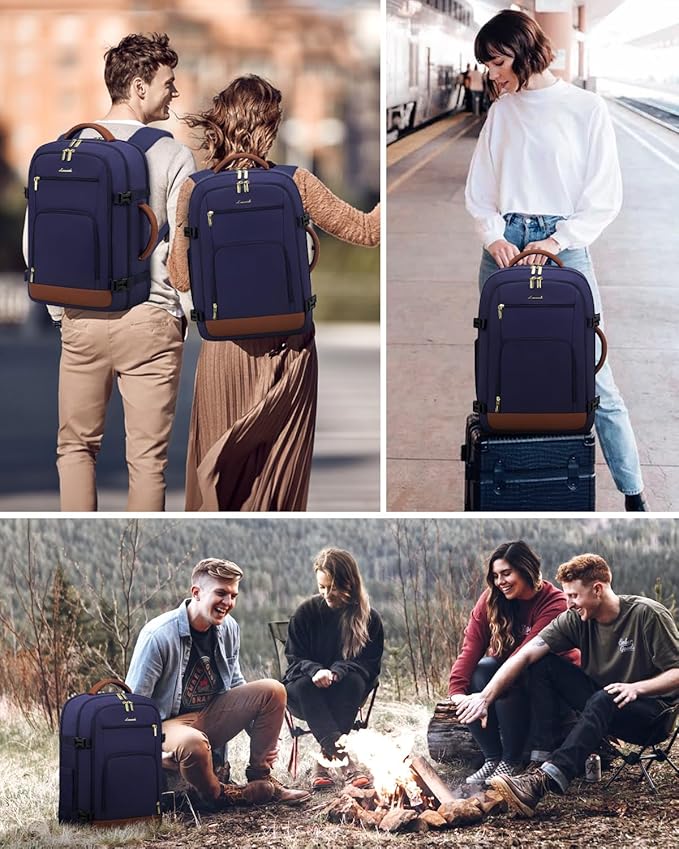 LOVEVOOK Travel Backpack For Women Flight Approved, 40L Large Carry On Backpack - Image 9