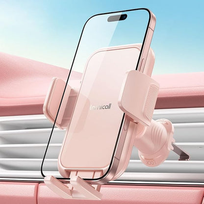Lamicall 2026 Wider Clamp & Metal Hook Car Phone Holder Vent Phone Holders by Lamicall