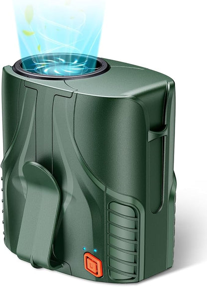 Portable Personal Waist Fan& Neck Fan, 14000RPM Brushless Motor, 40H Runtime by DeeKom