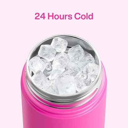 Kids Insulated Water Bottle - 12oz Stainless Steel Water Bottle with Dual Spouts - Image 3