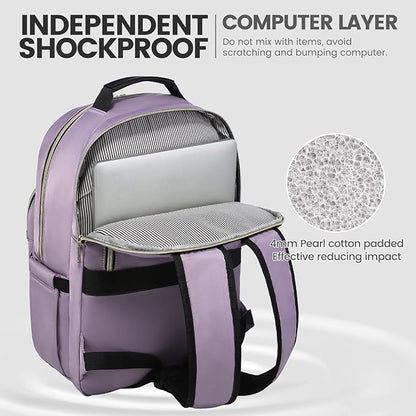 LOVEVOOK Laptop Backpack for Women 18.4 inch, Cute Womens Travel Backpack Purse - Image 3