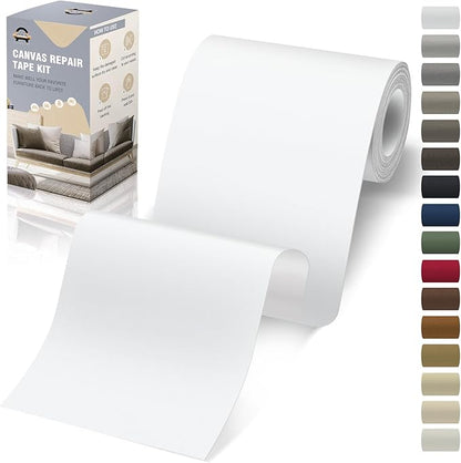OAZ 4 x 79 inch Canvas Repair Patches Canvas Fabric Patch Self-Adhesive Canvas by OAZ