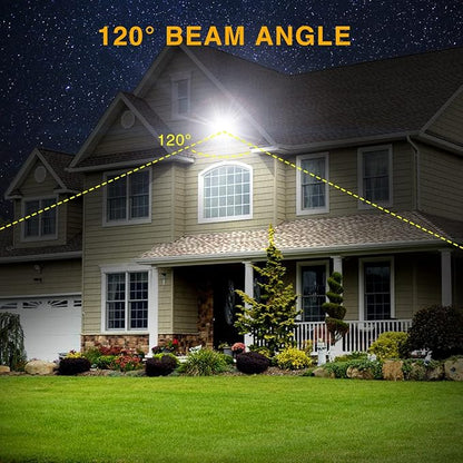 Onforu 120W LED Flood Light Outdoor, 12000LM Security Lights, IP66 Waterproof - Image 8