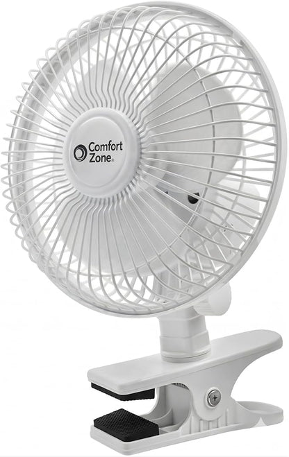 Comfort Zone Portable Clip on Fan by ComfortZone