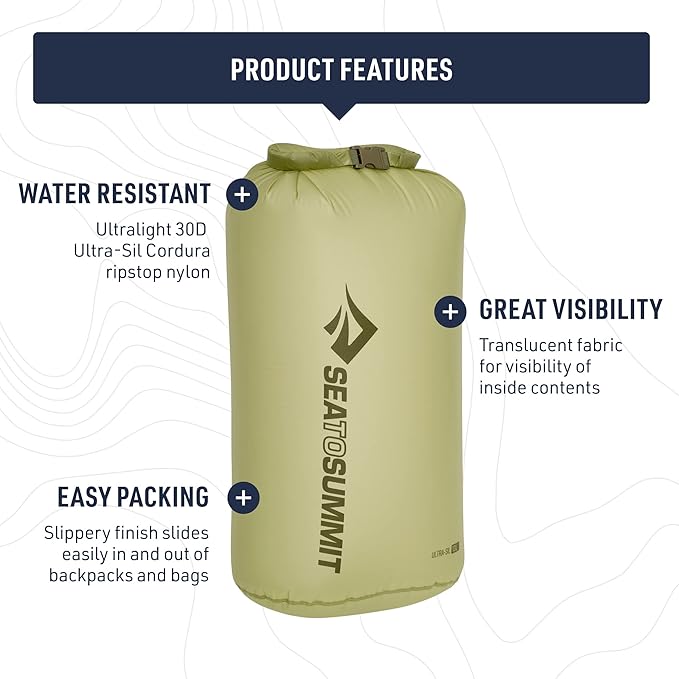 Sea to Summit Ultra-Sil Dry Bag, Ultralight Waterproof Dry Storage - Image 4