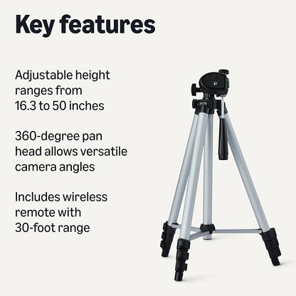 Amazon Basics 50" Lightweight Tripod - Image 2