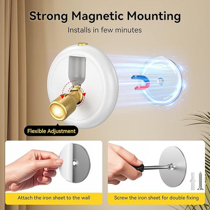 Rechargeable Battery LED Spotlight Indoor: Wireless Mini Art Accent Spot Lights - Image 4