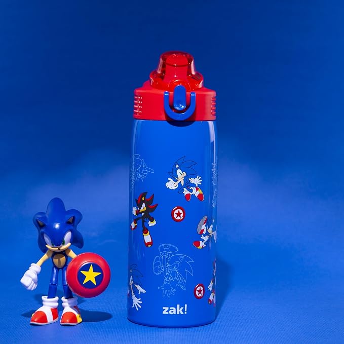 Zak Designs Sonic the Hedgehog Sage Kids Water Bottle - Image 3