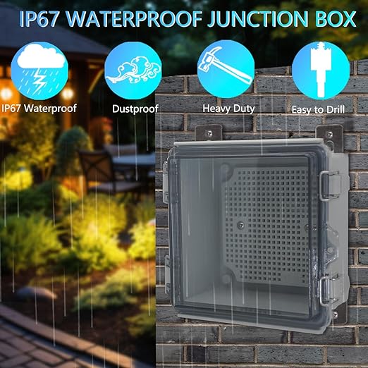 IP67 Waterproof Junction Box, ABS Plastic Electrical Enclosure - Image 2