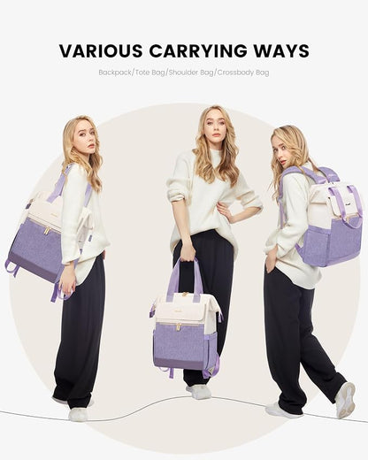 LOVEVOOK Laptop Backpack for Women, 15.6 Inch Work Laptop Bag - Image 6