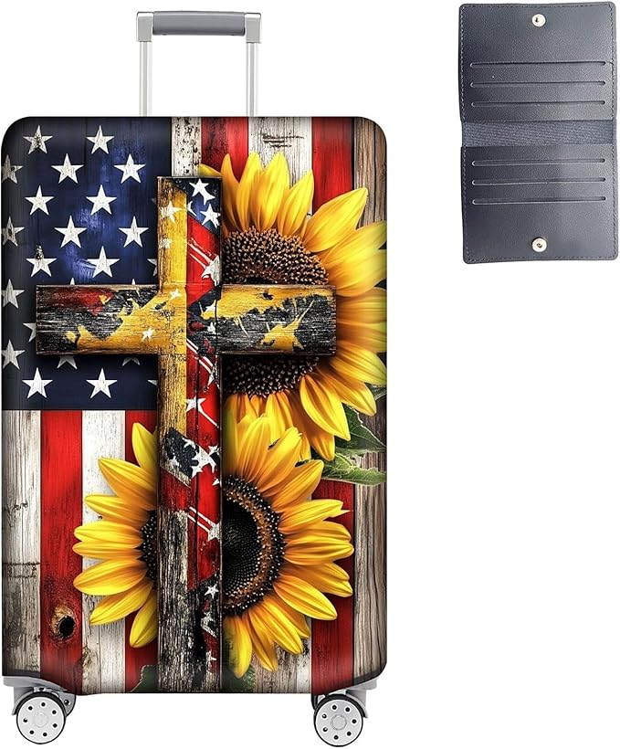 Luggage Cover Protector for 26-28 Inch Suitcases, TSA Approved Elastic Travel by Unknown