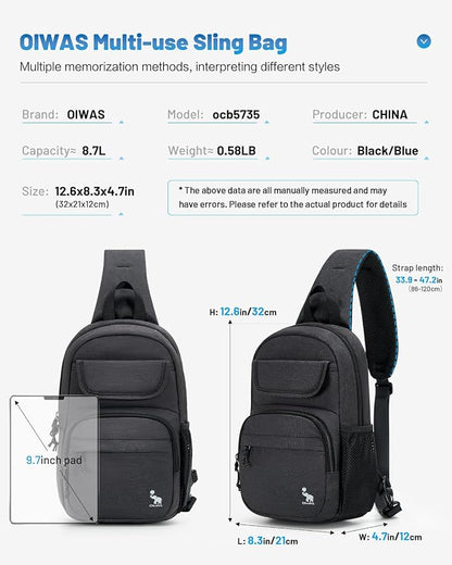 OIWAS Sling Bag Crossbody Backpack - Image 3