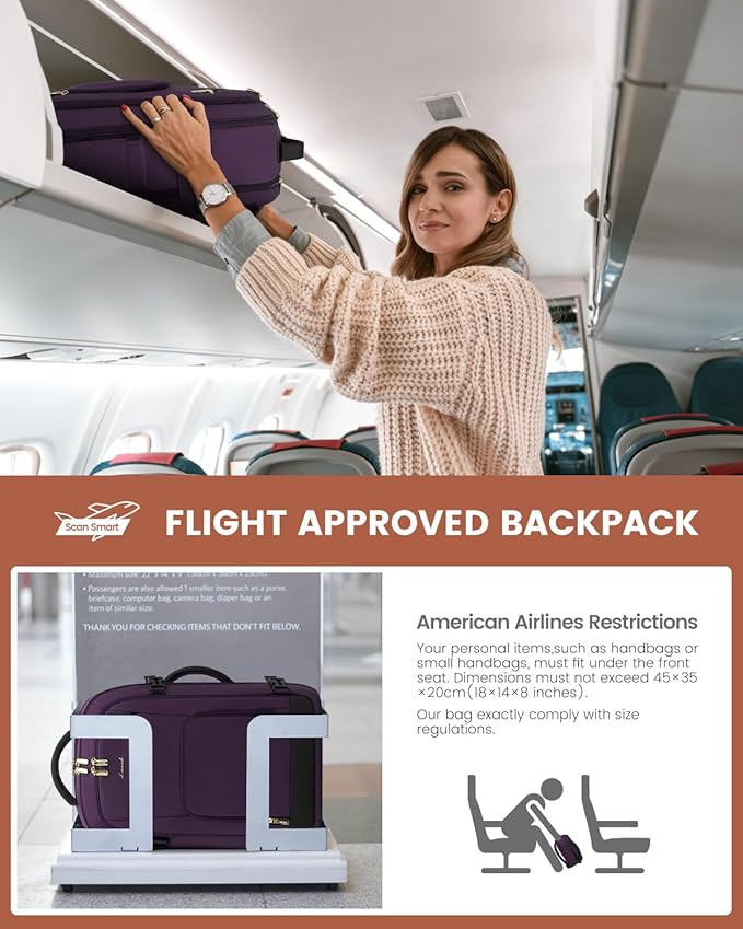 LOVEVOOK Carry On Travel Backpack - Image 6