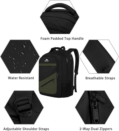 MATEIN 17 Inch Laptop Backpack for Work, Airline Approved Carry On Travel - Image 7
