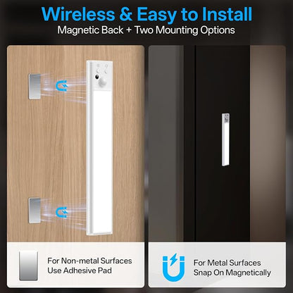 Under Cabinet Lighting Wireless, Rechargeable Motion Sensor Light Indoor - Image 9