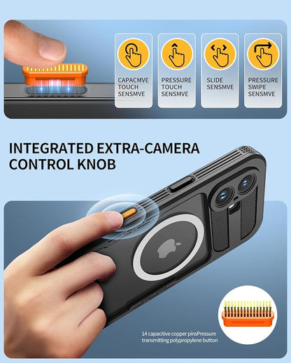 Lanhiem Magnetic for iPhone 16 Case, IP68 Waterproof Dustproof Case, Full Body - Image 4
