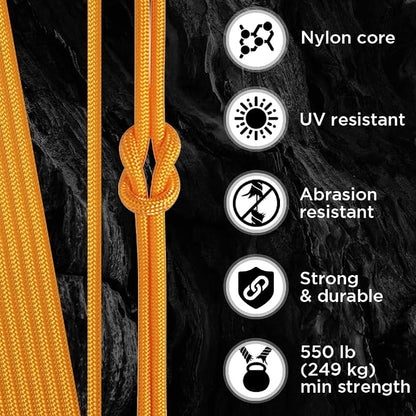 TECEUM Reflective Paracord Rope 1000 – 1000ft/200ft/100ft/50ft – 40+ Colors – - Image 3