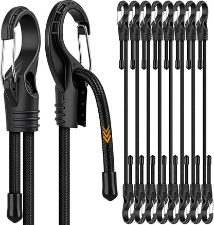 8-Piece 24-inch Adjustable Bungee Cords by ELEAD