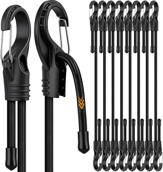 8-Piece 24-inch Adjustable Bungee Cords by ELEAD