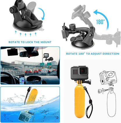 Luxebell Action Camera Accessory Kit - Image 4