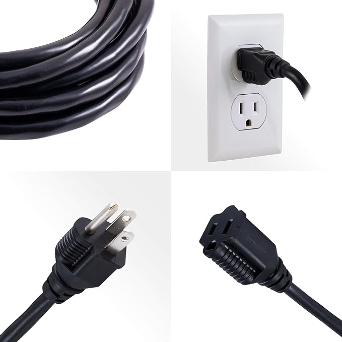 UltraPro Outdoor Extension Cord, 40 Ft, Heavy Duty Extension Cord, ETL - Image 3
